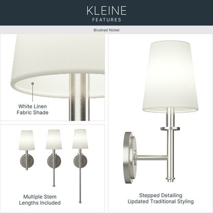 KICHLER 52808NI Kleine One Light Wall Sconce