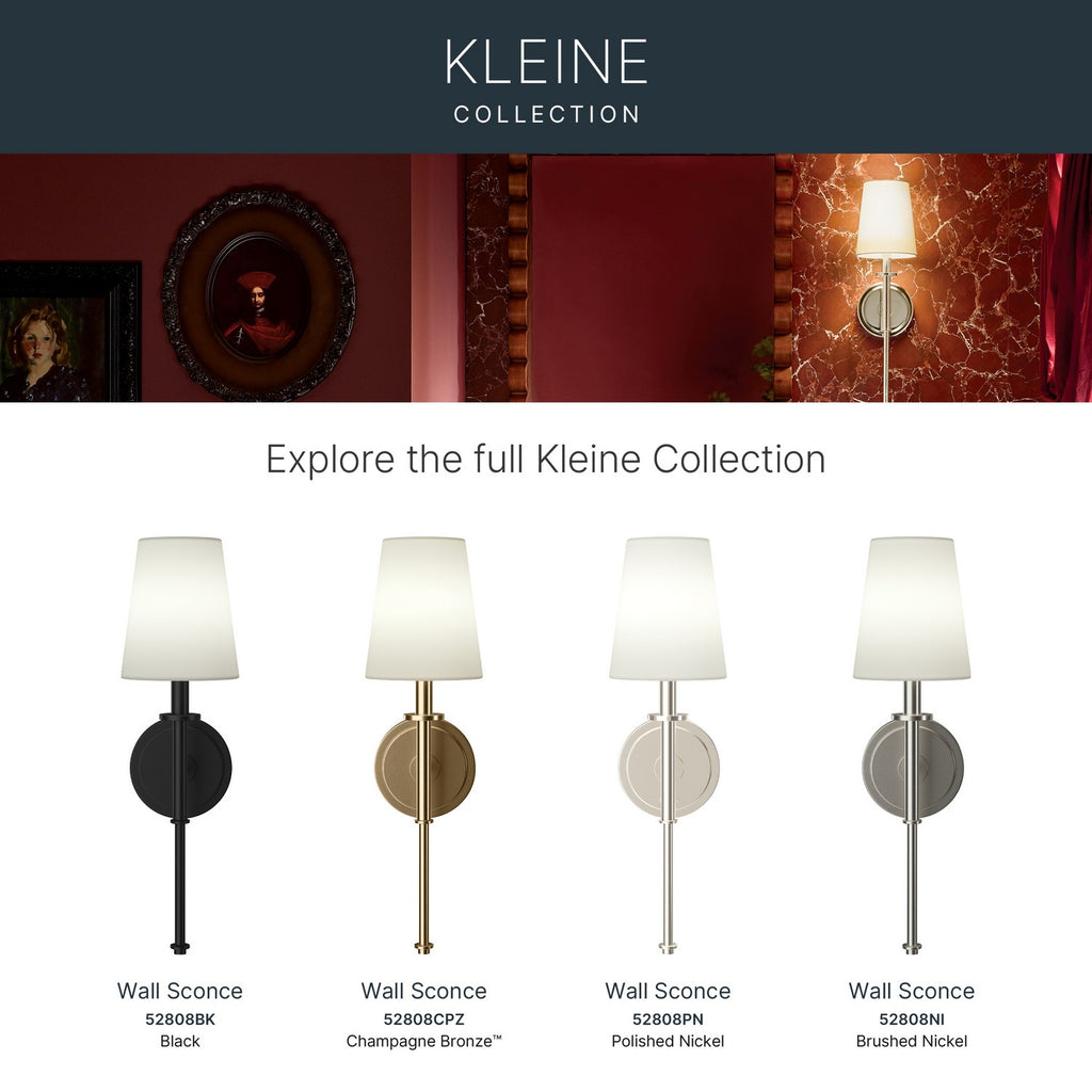 KICHLER 52808NI Kleine One Light Wall Sconce