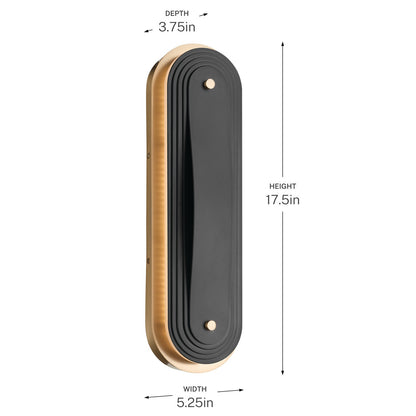 KICHLER 52810CPZLED Tauri Led Wall Sconce