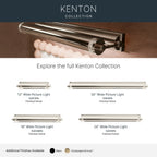 KICHLER 52814PN Kenton Two Light Picture Light