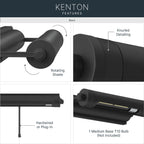 KICHLER 52813BK Kenton One Light Picture Light