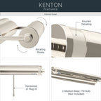 KICHLER 52815PN Kenton Two Light Picture Light