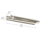 KICHLER 52815PN Kenton Two Light Picture Light