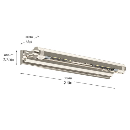 KICHLER 52815PN Kenton Two Light Picture Light