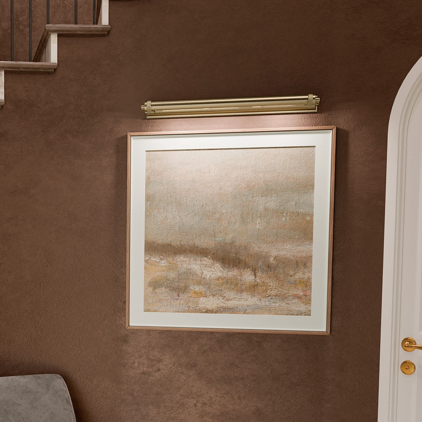 KICHLER 52816CPZ Kenton Three Light Picture Light