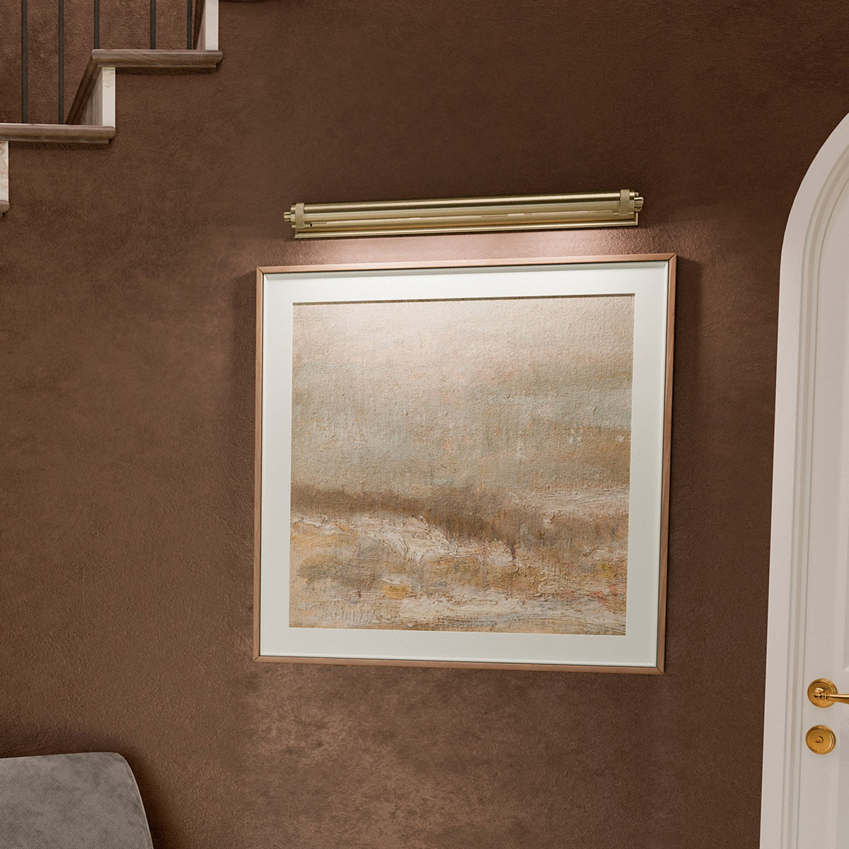KICHLER 52816CPZ Kenton Three Light Picture Light
