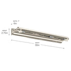 KICHLER 52816PN Kenton Three Light Picture Light