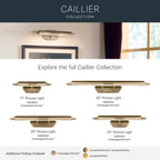 KICHLER 52818CPZ Caillier Two Light Picture Light