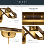 KICHLER 52819LBZ Caillier One Light Picture Light