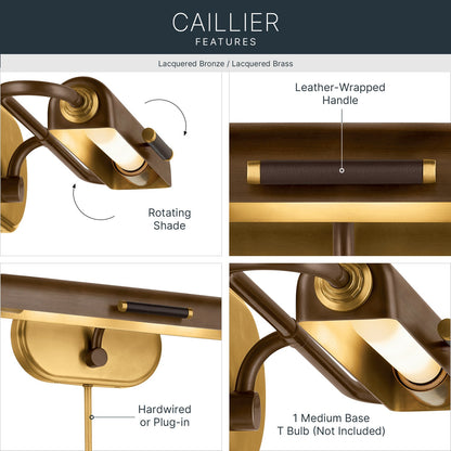 KICHLER 52819LBZ Caillier One Light Picture Light