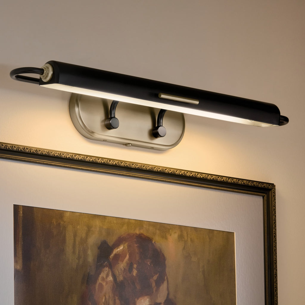KICHLER 52820BK Caillier Two Light Picture Light