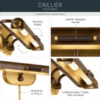 KICHLER 52820LBZ Caillier Two Light Picture Light