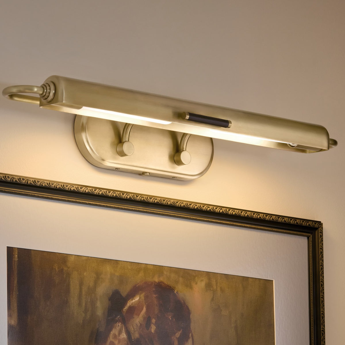 KICHLER 52820LBR Caillier Two Light Picture Light
