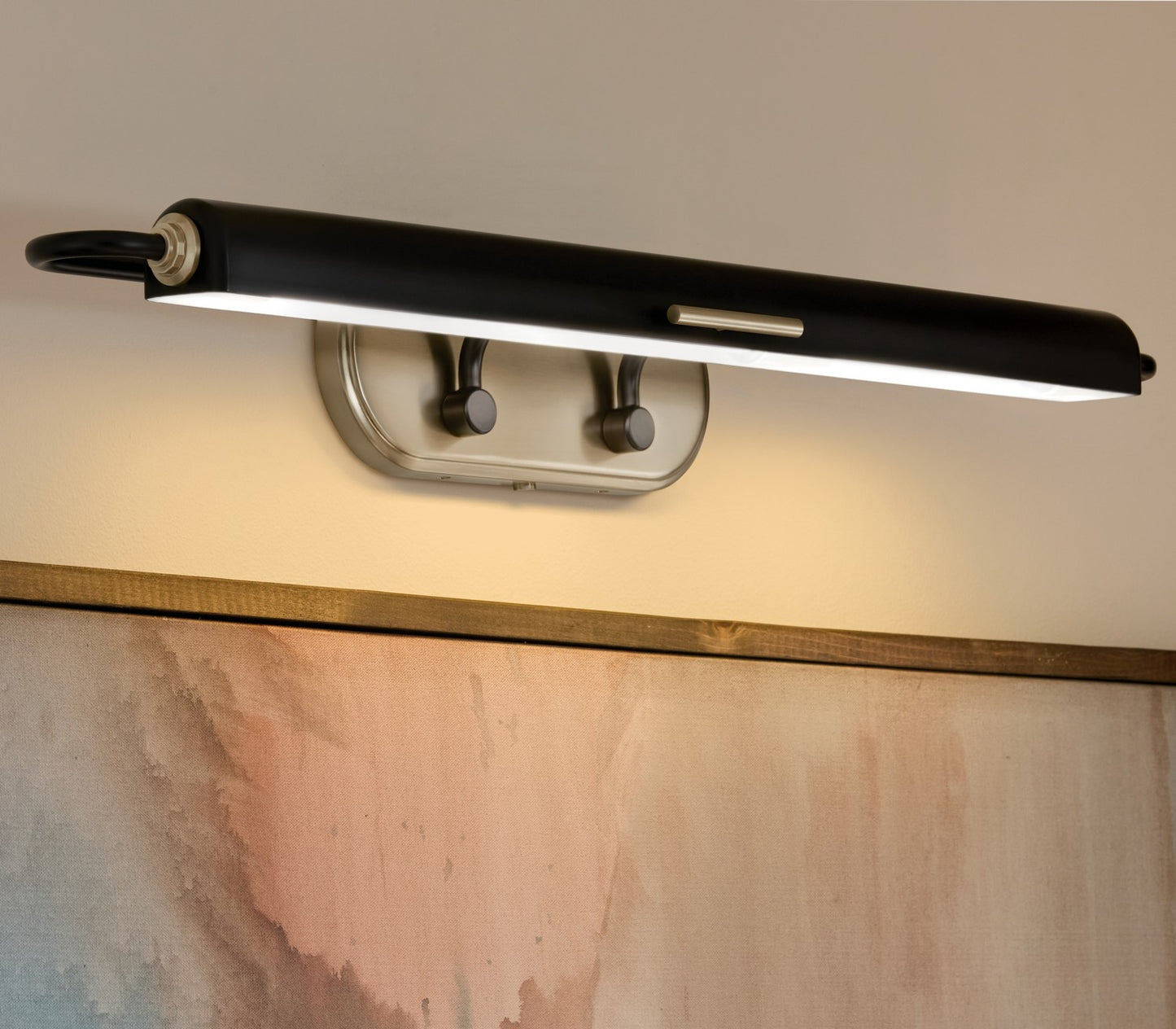 KICHLER 52821BK Caillier Three Light Picture Light