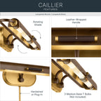 KICHLER 52821LBZ Caillier Three Light Picture Light