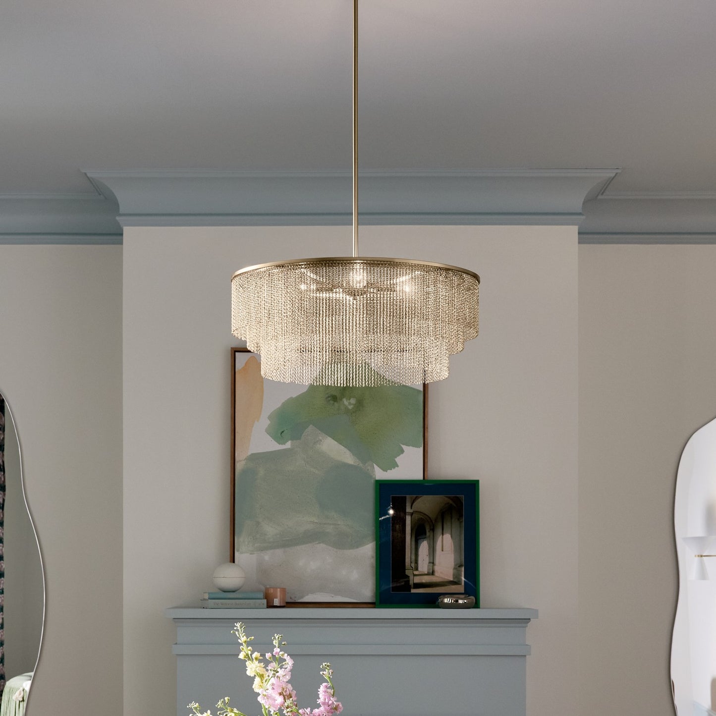 KICHLER 52823CPZ Khaite Four Light Chandelier