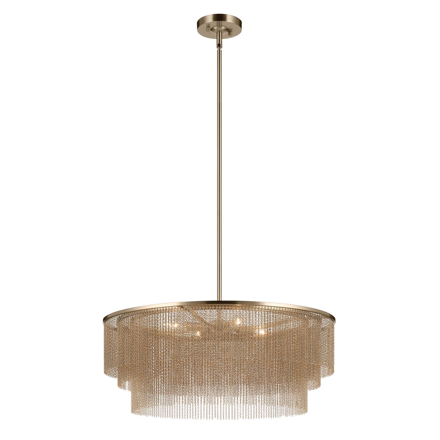 KICHLER 52823CPZ Khaite Four Light Chandelier