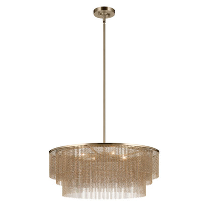 KICHLER 52823CPZ Khaite Four Light Chandelier