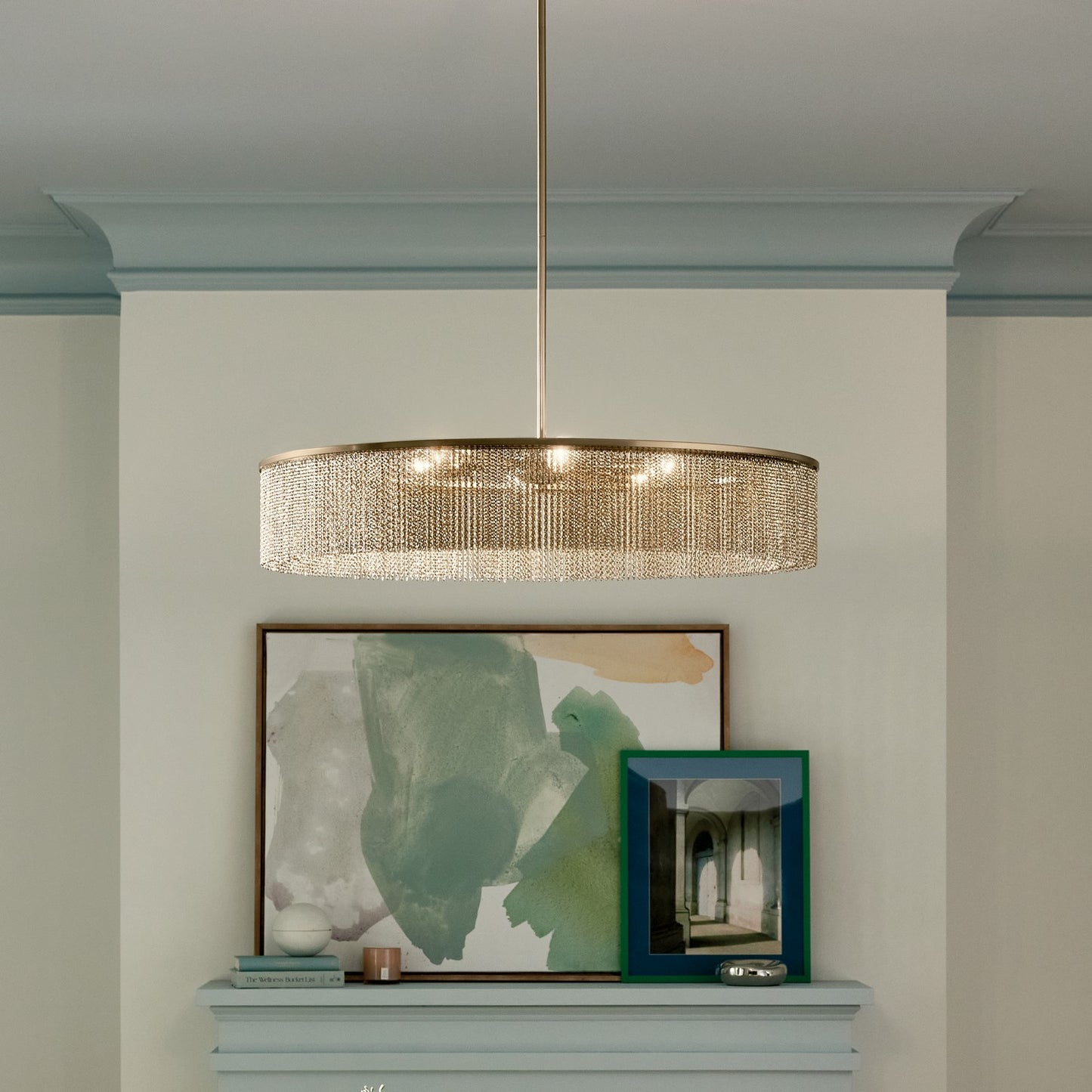 KICHLER 52824CPZ Khaite Six Light Chandelier