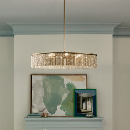 KICHLER 52824CPZ Khaite Six Light Chandelier