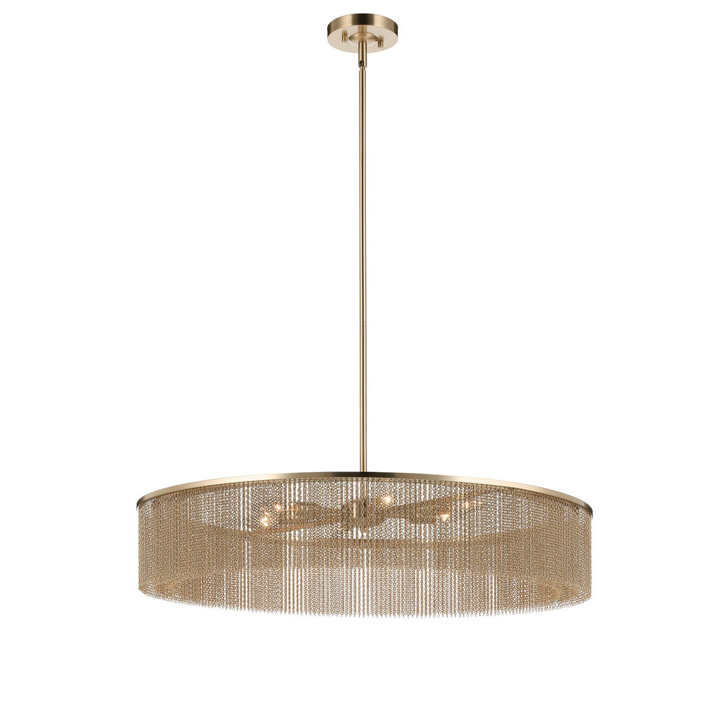 KICHLER 52824CPZ Khaite Six Light Chandelier
