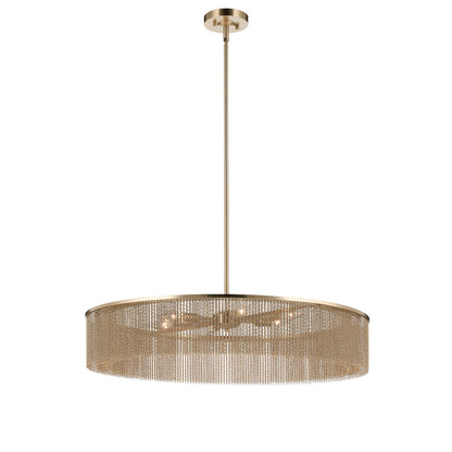 KICHLER 52824CPZ Khaite Six Light Chandelier