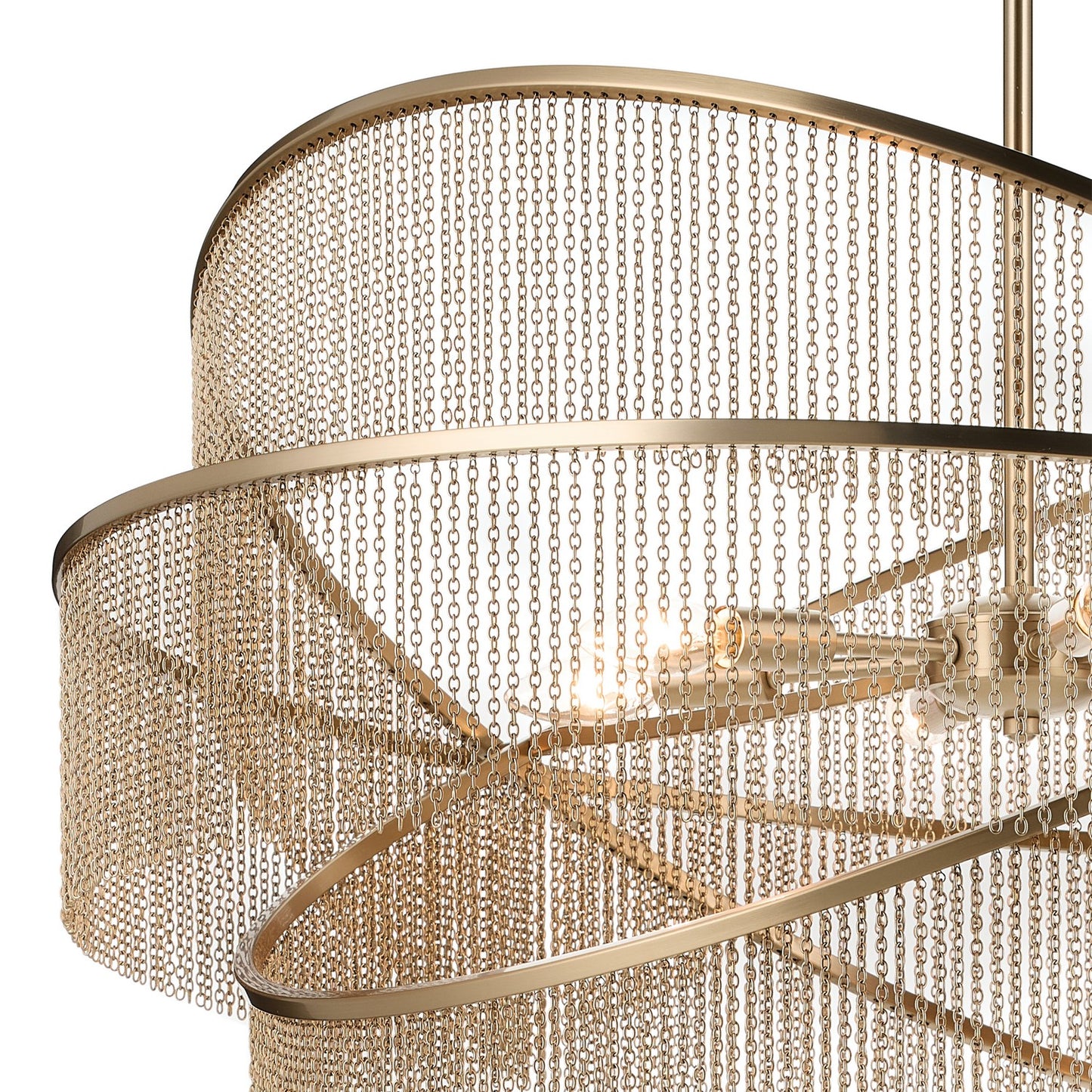 KICHLER 52824CPZ Khaite Six Light Chandelier