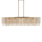 KICHLER 52825CPZ Khaite Five Light Linear Chandelier