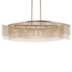 KICHLER 52825CPZ Khaite Five Light Linear Chandelier