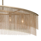 KICHLER 52825CPZ Khaite Five Light Linear Chandelier