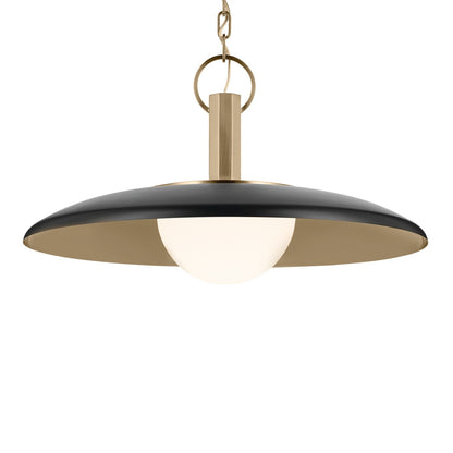KICHLER 52835BK Kurio One Light Pendant