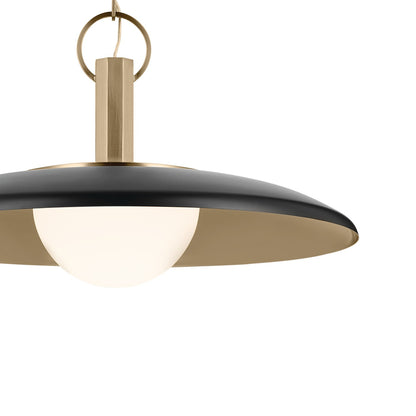 KICHLER 52835BK Kurio One Light Pendant