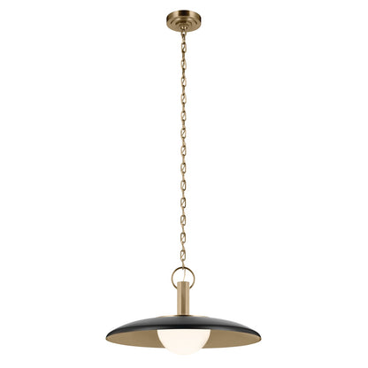 KICHLER 52835BK Kurio One Light Pendant