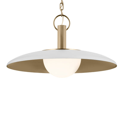KICHLER 52835WH Kurio One Light Pendant