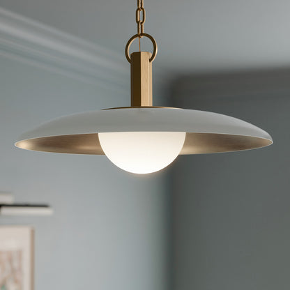 KICHLER 52835WH Kurio One Light Pendant