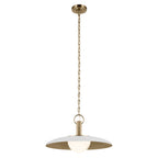 KICHLER 52835WH Kurio One Light Pendant