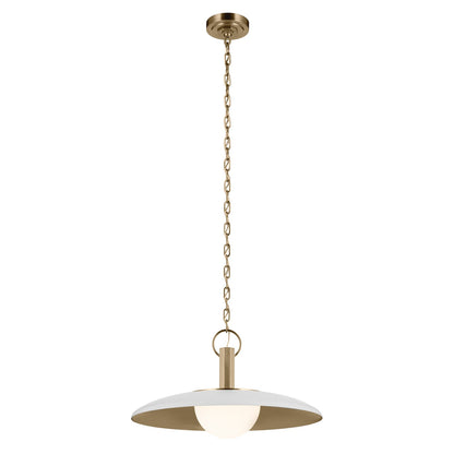 KICHLER 52835WH Kurio One Light Pendant