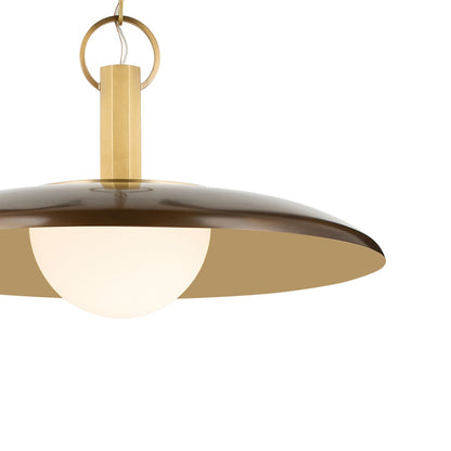 KICHLER 52835LBZ Kurio One Light Pendant