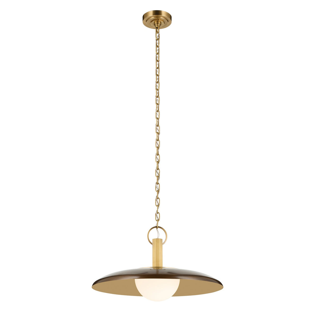 KICHLER 52835LBZ Kurio One Light Pendant