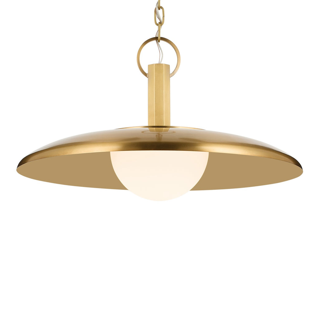 KICHLER 52835LBR Kurio One Light Pendant