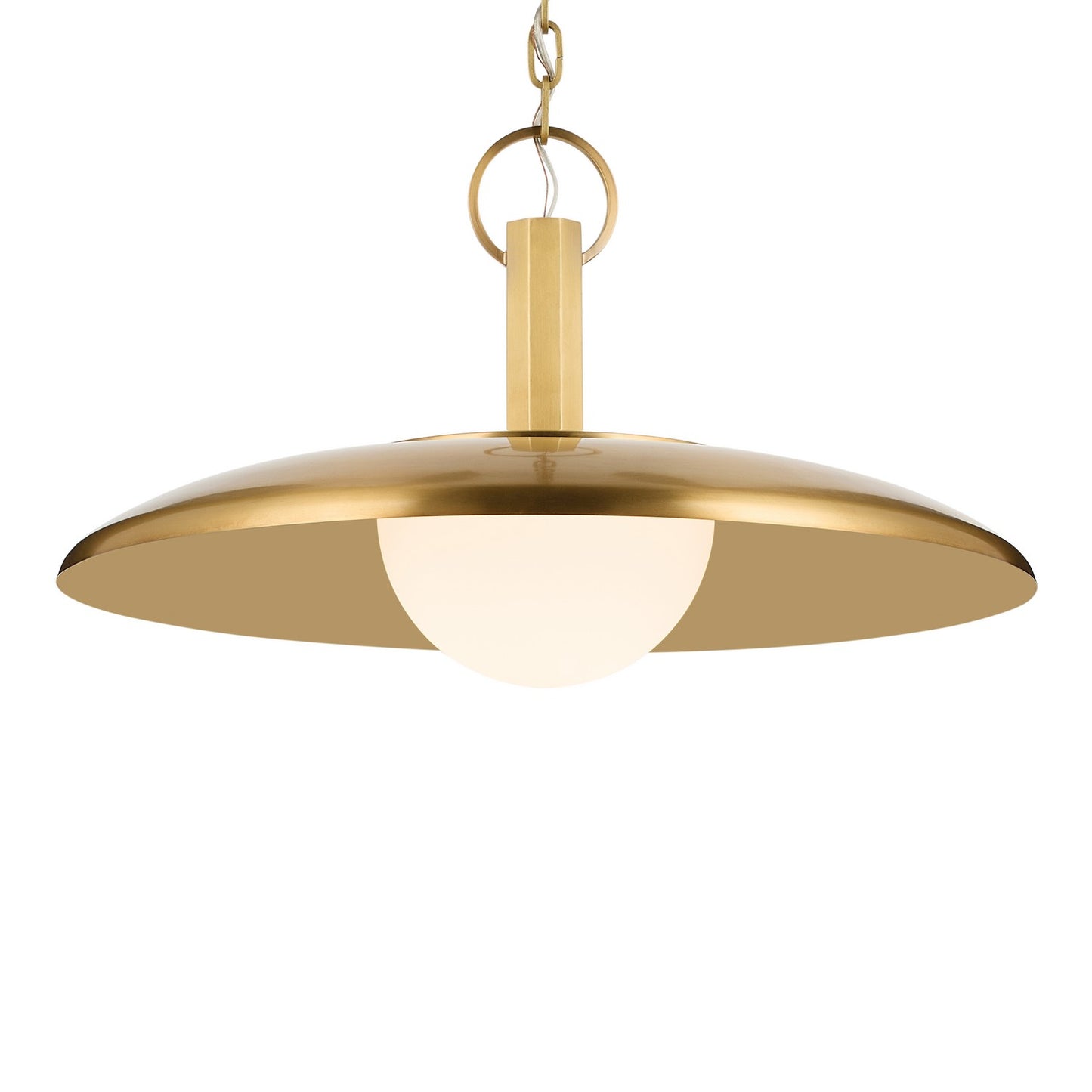 KICHLER 52835LBR Kurio One Light Pendant