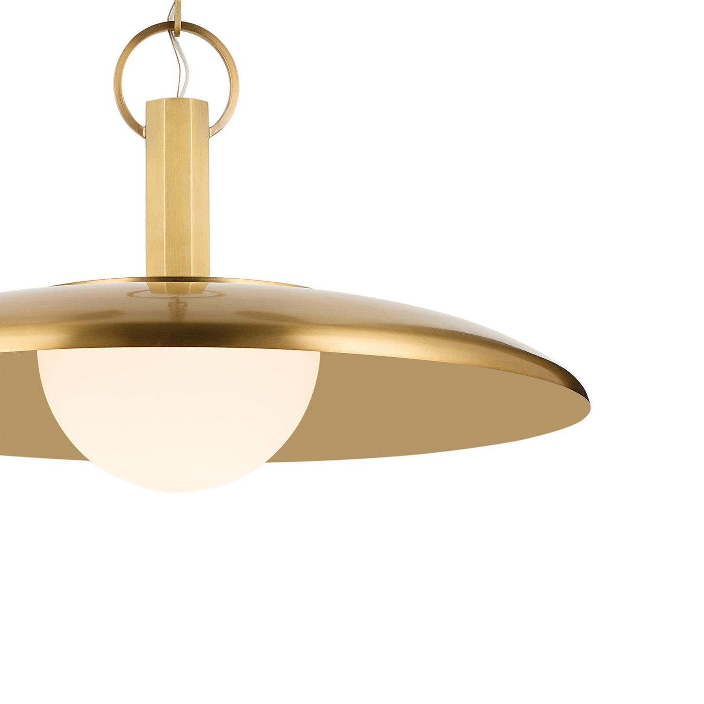KICHLER 52835LBR Kurio One Light Pendant