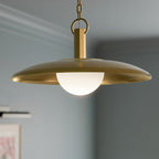 KICHLER 52835LBR Kurio One Light Pendant