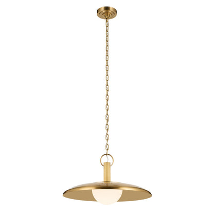 KICHLER 52835LBR Kurio One Light Pendant