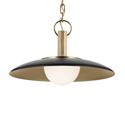 KICHLER 52834BK Kurio One Light Pendant