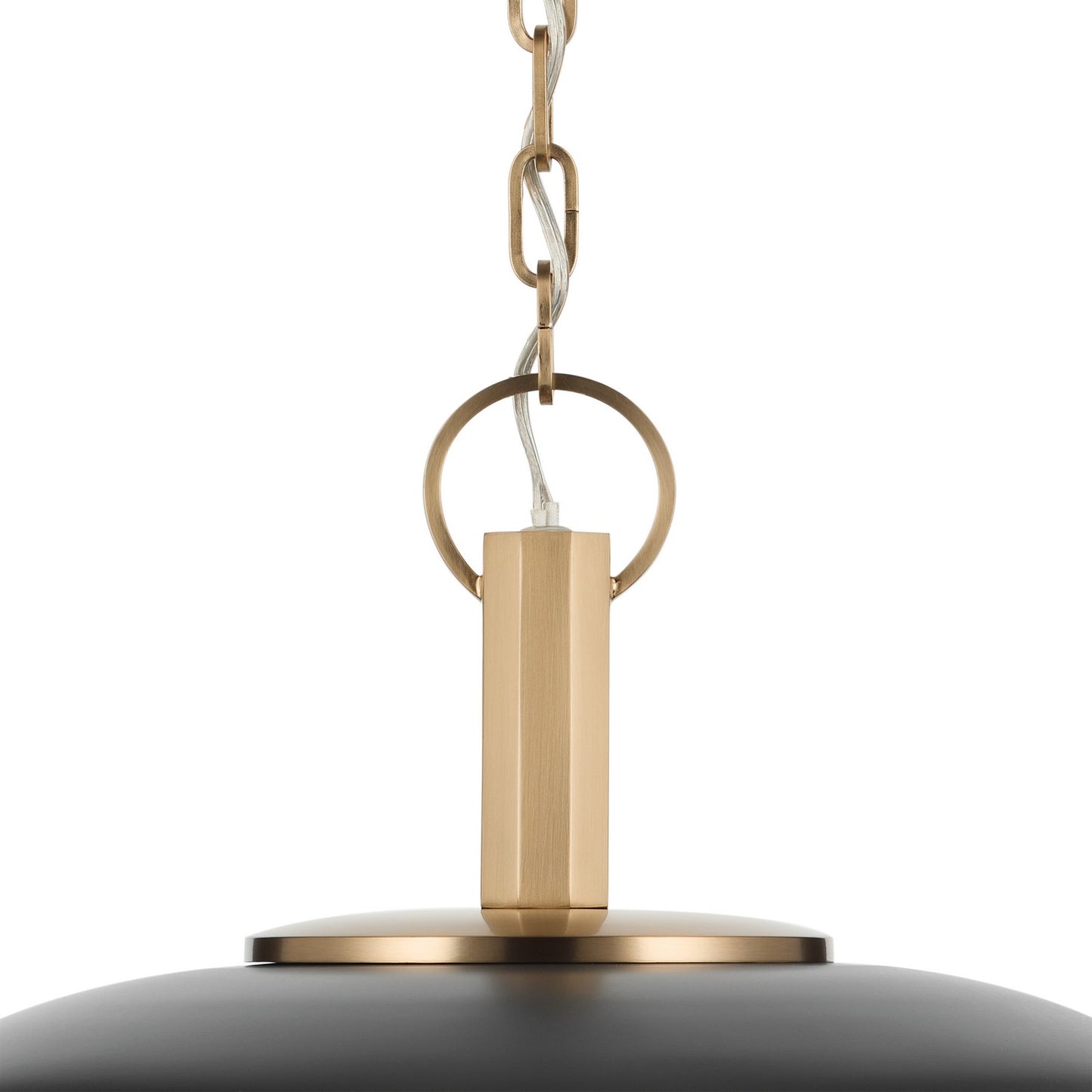 KICHLER 52834BK Kurio One Light Pendant
