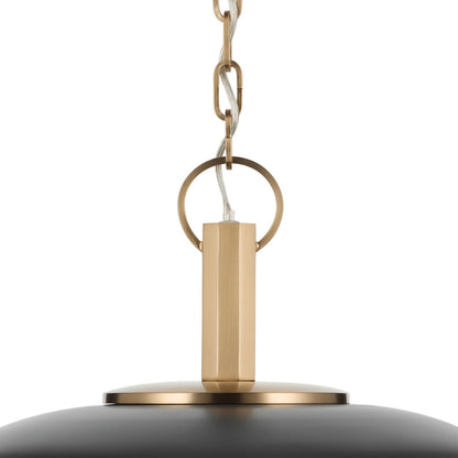 KICHLER 52834BK Kurio One Light Pendant