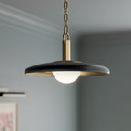 KICHLER 52834BK Kurio One Light Pendant