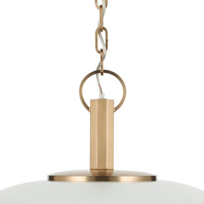 KICHLER 52834WH Kurio One Light Pendant