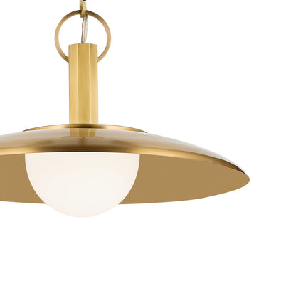 KICHLER 52834LBR Kurio One Light Pendant
